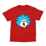 Postees Thing 1 Inspired Kids T-Shirt (9-11 Years)