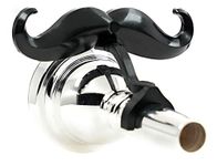 Brasstache - Clip-on Mustache for Brass Mouthpieces, Gift for Trumpet, Trombone, Tuba, French Horn, Baritone, Euphonium Players (Baritone/Euphonium (Small))