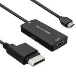 HDMI Converter Adapter for Xbox 360, HD Link Cable for Xbox 360 Support 720P, Compatible with Xbox 360 and for Xbox 360 Slim.