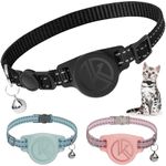 Kitty Kompass Airtag Holder Cat Tracking Collar Pink