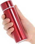 Dxobay Cute Slim Water Bottles, Mini Kids Water Bottle, Insulated Stainless Steel Water Bottles, Thermos Water Bottle with Vacuum Sealing & Double Wall Design(4.4 Oz, Red)