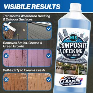 HLS Supplies Composite Decking Cleaner 5L – Removes Dirt & Grime
