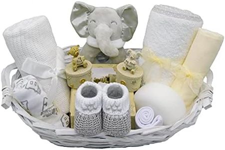 Luxury Newborn Baby Gift Hamper Basket, Unisex