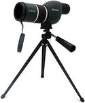 NUZAMAS 12-36X50 Spotting Scope Telescope and Tripod Set - Waterproof Zoom Single Tube Telescope Monocular for Birdwatching, Travel, Hunting, Fishing, Football Games Outdoor Concert