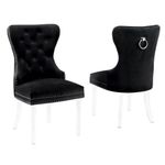 Furniture Dining Chairs, Black