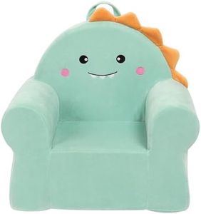 MOMCAYWEX Cuddly Toddler First Chair, Premium Character Chair, Dinosaur, 18 Month up to 3 Years