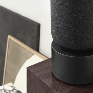 Bang & Olufsen Beosound Balance WiFi Bluetooth Speaker – 360° Sound, Black Oak