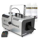 beamz Snow Machine Flurry Storm Blizzard Blower Christmas Winter Party 1800W 10L Fluid