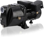 GarveeTech 1.75 Hp Shallow Well Jet Pump, 2070GPH Cast Iron Above Ground Booster Water Transfer Pump, Depth Up to 25 ft, 115V/230V Dual Voltage 60Hz, for Draining Irrigation Lawn Farm Water Removal