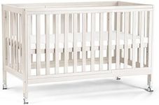 MAMAZING EvoNest Baby Crib, 11 in 1 Convertible Standard Full Size Crib with Wheels, 100% New Zealand Pinewood Growing Bed, 4 Adjustable Mattress Heights