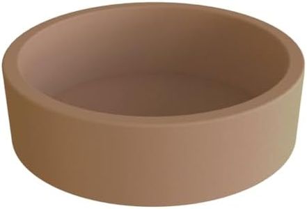 Wonder Space 47" Premium Kids Foam Ball Pit, CPSIA-Certified Safe Soft Play Pool for Toddlers, Large Spacious Round Design for 2-3 Kids, Ideal Gift for Indoor Nursery (Nougat)