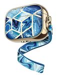 i-Blason for AirPods Pro Case Cover (2019), Magnetic Charging, Full Body Drop Protection Cover with Lanyard, Stylish Adorable Lightweight Case for Apple AirPods Pro, Cosmo Series, Ocean