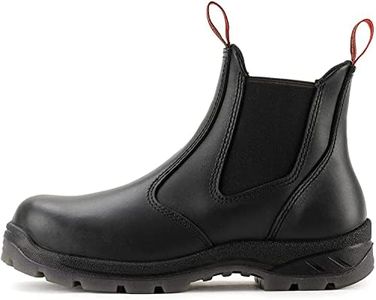 SUREWAY Men's Slip On Fire & Safety Work Boots Composite Toe Black 11