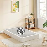 EZBeds Twin-Box-Spring, 9 Inch Metal Twin Box Spring Only, Mattress Foundation Box Spring Twin with Fabric Cover, Easy Assembly, Noise Free, Non Slip