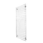 Shopfitting Warehouse 5ft Wall Mounted Grid Mesh Display with 4 Wall Fix Brackets
