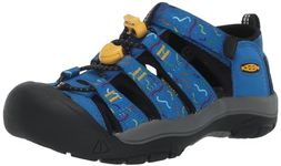 KEEN Kids' Newport H2 Closed Toe Water Sandal, Austern/Black, 5 Toddler