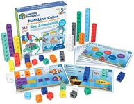 MathLink Cubes Kindergarten Math Activity Set Sea Adventures!, Math Teaching Toys, PreKManipulatives, Children’s Math Games, 115 Pieces, Age 5+