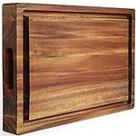Acacia Wood Cutting Board (16x12x1.