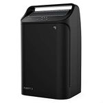 Sharper Image True HEPA Air Purifier for Home, Office, Bedroom with 3 Speed Settings, Portable Design, Black