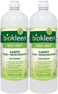 Biokleen Bac-Out Stain and Odor Remover - 2 Pack - for Pet Urine, Laundry, Diapers, Wine, Carpets, More, Eco-Friendly, Non-Toxic, Plant-Based, 32 Ounces