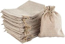 30 Pack Burlap Bags with Drawstring Resusable Jute Gift Bags