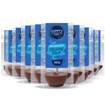 Guppy's Chocolates York | Milk Hot Chocolate Stirrers | 10 Pack | 32gram Cup Shaped Drinking Chocolate Sticks Spoons | Individually Packaged