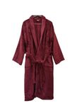 Cotton Bolls Textiles Microfiber Fleece Bath Robe for Men | Shawl Collar With Long Sleeves| Lint Free | Anti-Bacterial | Super Soft Fabric (XL, Maroon)