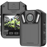 SRIKEKL Ultra HD 1440P Body Camera with Audio and Video,64GB Memory, 2.0 LCD, Built-in Battery Last 12 Hours Record, Night Vision,Wearable Mini Body Cam for Daily Record/Indoor/Outdoor/Law Enforcement