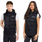 Berghaus Kids' Burham Insulated Gilet with Lightweight Insulation and Water Resistant Fabric, Kids' Body Warmer, Kids' Hiking & Outdoor Recreation Clothing, Black, 11-12 Years