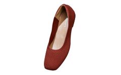 Neeman's Plush Square ballerinas for Women | Flats & Slip On Casual Shoes | Comfortable & Flexible | Rose UK6