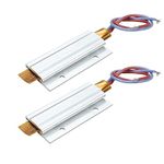 2PCS PTC Heating Element AC/DC 110V 230 Degree Insulated Constant Temperature Ceramic Thermostatic Heaters Plate Aluminum Shell Miniature Heating Tools for 3D Printer, PTCYIDU 60x28.5cm