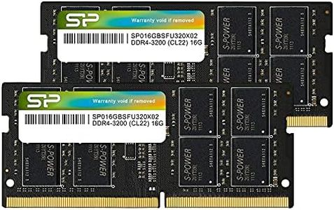 Silicon Power DDR4 32GB (2x16GB) 3200MHz (PC4-25600) CL22 SODIMM 260-Pin 1.2V Non-ECC Laptop RAM Notebook Computer Memory