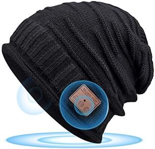 Bluetooth Beanie Hat for Men Gifts - Gifts Ideas for Teenage Boys Teen Girls| Stocking Stuffer for Men Women Adults Teen Boys| Cool Tech for Gamer| Bluetooth Beanie Music Hat Wireless with Headphones