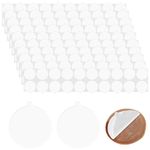 Lusofie 500Pcs Sticky Dots Double Sided Wax Seal Stickers Adhesive Dots Backing Sticky Dots for Wax Seal Stickers Craft Adhesive Waxing(1inch)