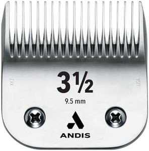 Andis CeramicEdge Carbon-Infused Steel Pet Clipper Blade, Size-3-1/2, 3/8-Inch Cut Length (63040)