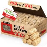 150 pcs Large Fire Starters for Fir