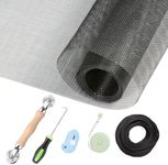 Window Screen Repair Kit - 59" x 10