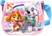 Disney and Nickelodeon Little Girl Flap Over Crossbody Purse Licensed Shoulder Bag, Multi