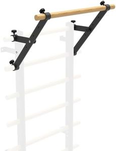 DHT Bar Bracket, Stall Bars Installation, Pull-Up Dip Bar Accessory, Wall Bars Calisthenics, Gym Wall Bar Workout, Matching Required, for Gym Home Gym, Office Fitness