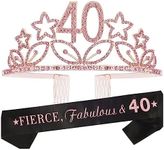 MEANT2TOBE 40th Birthday Sash and T