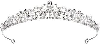 SWEETV Silver Wedding Tiaras and Cr