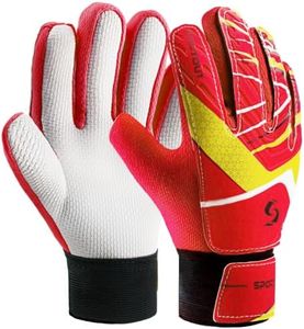 Goalkeeper Gloves for Kids Children Youth Soccer Goalie Gloves Strong Grips