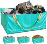 TidyFriend Dumpster Bag, Reusable Yard Waste Bags, Foldable Yard Waste Container, Trash Bag for Trash Management, Multiple Times Use During Renovations, Can Hold Up to 2,500 lbs