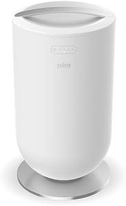 Pure Enrichment® PureBliss™ Luxury Towel Warmer - Extra Large 20L Heats Baths, Towels, Robes, Blankets, or Clothing - Modern Bucket Design, 4 Heat Timer Settings & Auto Shut-Off (White & Silver)