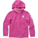 Carhartt Girls' Long-Sleeve Hooded Graphic Sweatshirt