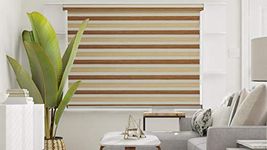 ZEBRA BLINDS Polyresin Curtain Blinds, 130 X 130 cm, White, Pack of 1