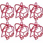 (6 Pack) TunaMax 1/2" Fire Sprinkler Head Cage Guard for Protecting Side Wall & Pendent & Upright Sprinkler Head Cover Red