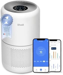 LEVOIT Purificateur d'Air HEPA Intelligent contre Allergie Pollen & Graminée, Purifier jusqu'à 50㎡, Surveille La Qualité de l'Air, Contrôle par App Alexa, 22dB Silencieux, Core 300S