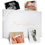 The Complete Pregnancy Journal & Planner – Bibi & Beau Luxury Memory Book for Expecting UK Mums | 200‑Page Weekly Diary, Calendar, Scrapbook, Checklists & First‑Year Keepsake (Gold)
