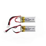 HHZ 2 pcs 7.4V 300mAh 20C Lipo Battery for WLtoys F959 Sky-King RC Airplane Spare Parts